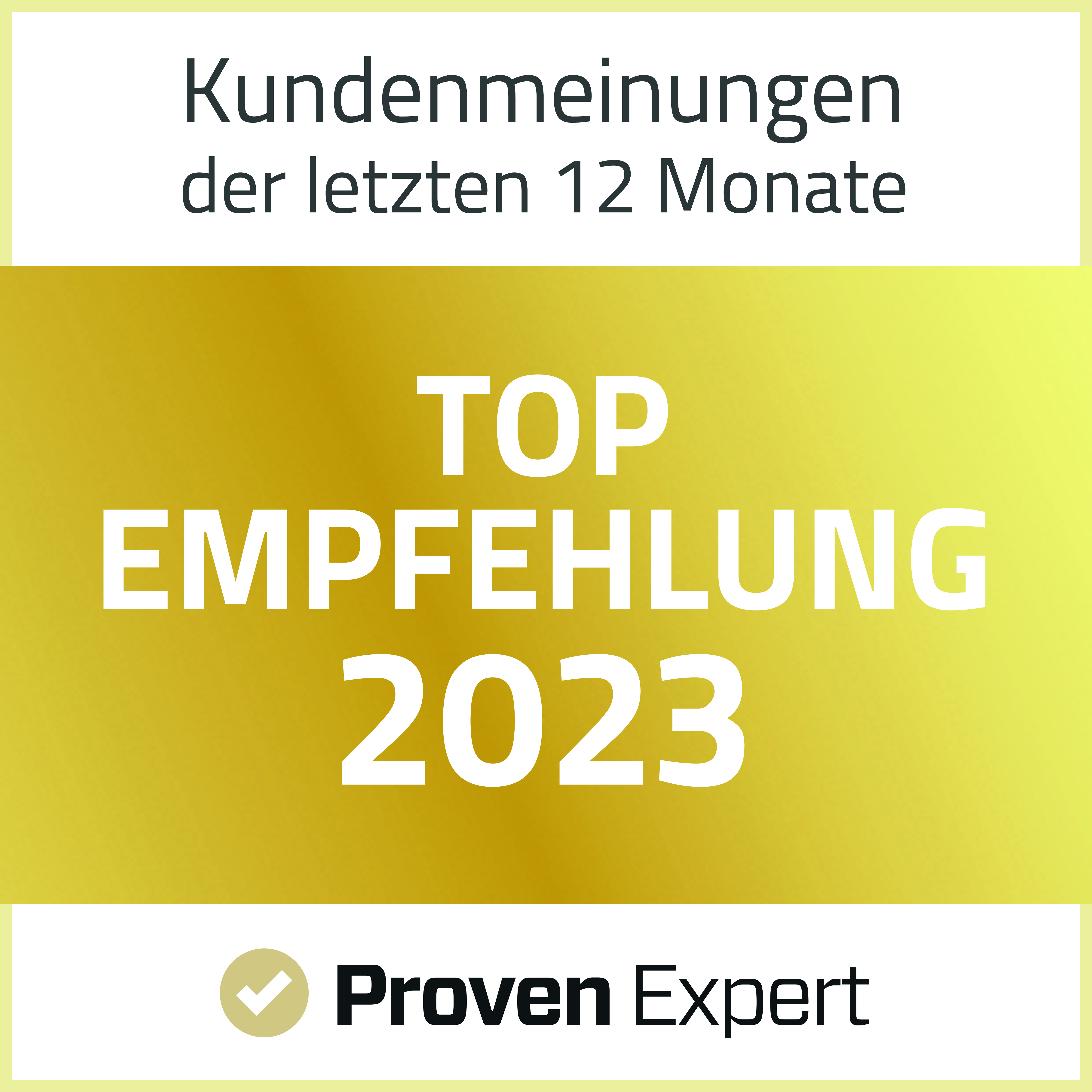 TOP EMPFEHLUNG 2023